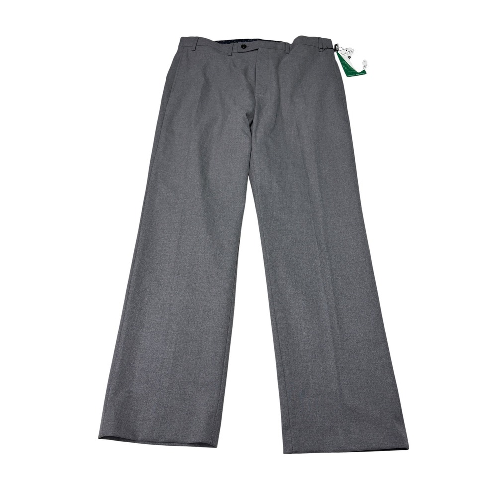 NWT Lauren Ralph Lauren Ultraflex Grey Classic Fit Dress Pants Mens 36W X 32L